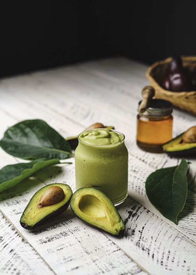 Fresh avocado smoothie